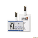 Karta identyfikacyjna (50szt.) z klipsem pozioma + wk�adki a4 11131 3L