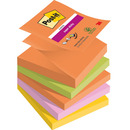 Karteczki samoprzylepne Post-it® Super Sticky Z-Notes, BOOST, 76x76mm, 5x90 kart.