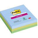 Karteczki samoprzylepne Post-it&reg; Super Sticky XL, OASIS, w lini�, 101x101mm, 3x70 kart.