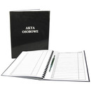 Teczka akt osobowych ABCDE ok�adka twarda, binda wew. bez tre�ci, czarna 1824-339-141 WARTA