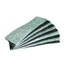Wymienny filc do gbki magnetycznej BI-OFFICE, 140x40mm, 10 szt.