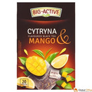 Herbata BIG-ACTIVE Cytryna & Mango 20 torebek/40g z kawa�kami owoc&oacute;w czarna