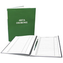 Teczka akt osobowych ABCDE ok�adka twarda, binda wew. bez tre�ci, zielona 1824-339-140 WARTA