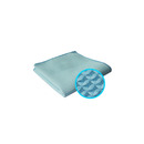 CleanPRO - �cierka z mikrofazy, waflowa, 40x40 cm - Niebieska