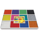 Plastelina MAX 120szt, 12 kolor&oacute;w (2 kolory brokatowe) Sweet Colours KOMA-PLAST