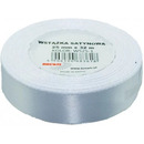 Wstka satynowa 25mm/32m biaa BREWIS