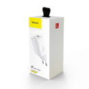Baseus �adowarka sieciowa Charging Quick Charger USB/QC/3.0 | 24W | bia�a