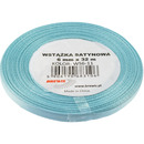 Wst��ka satynowa 6mm/32m b��kitna BREWIS