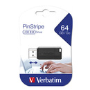 Verbatim pendrive PinStripe Store N Go USB A 64GB czarny