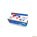 Akcesoria do tablic MemoBe, zestaw zawiera: markery sucho�cieralne 4 kolory, g�bka magnetyczna, magnesy f 30 mm 6 szt.  MZ003