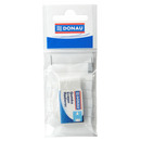 Gumka uniwersalna DONAU, 41x21x11mm, zawieszka, bia�a