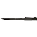 Marker do pyt CD/DVD DONAU, 0, 3-0,4mm, zawieszka, czarny
