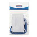 Identyfikator DONAU, z ta�m�, twardy, zawieszka, niebieski