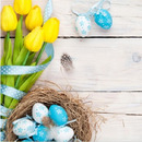 Serwetki Wielkanocne do koszyczka 33x33cm papierowe 20 sztuk na st&oacute;� WN-072 AHA