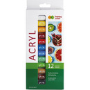 Farba akrylowa zestaw 12 kolor&oacute;w, 12ml HA 7370 0012-K12 HAPPY COLOR