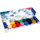 Farby plakatowe szkolne 12 kolor&oacute;w + 2 gratis srebrna z�ota 20ml 400167100 OXFORD