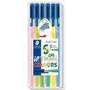 Flamaster Triplus, 1 mm, 6 szt. w etui, Botanical, Staedtler S 323 SB6CS8