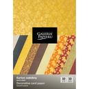 Karton ozdobny A4 Z�OTE LI�CIE mix wzor&oacute;w 210-250g. (10ark.) 208935 Galeria Papieru