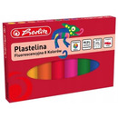 Plastelina szkolna fluorescencyjna Zestaw 8 kolor&oacute;w 9588997 HERLITZ