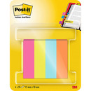 Znaczniki POST-IT® (670-4POP-EU), papier, 12,7x44,4mm, 4x50 kart., mix kolorów neon
