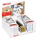 Pisak z ko�c&oacute;wk� p�dzelkow� e-1340 EDDING, display, 87 szt., mix kolor&oacute;w