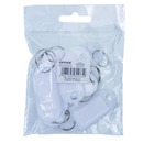 Zawieszki na klucze OFFICE PRODUCTS, 50x20mm, 10szt., bia�e