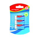 Gumka do cierania KEYROAD Tec-Eraser, mini, techniczna, 3 szt., blister, biaa