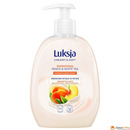 LUKSJA Mydo w pynie z dozownikiem 500 ml Peach&White Tea