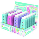 Gumka do �cierania KEYROAD, pastel, suwak, pude�ko, mix kolor&oacute;w