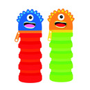 Pi&oacute;rnik silikonowy KEYROAD, potwory, tuba, mix kolor&oacute;w