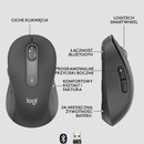 Logitech M650 mysz optyczna Signature | bezprzewodowa | USB | Grafit