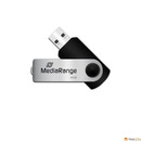 Pami�� Pendrive MediaRange 64GB USB 2.0, obracany, srebrno-czarny, MR912