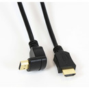 Kabel HDMI -> HDMI 5m v.1.4 ktowy czarny OMEGA (41854)