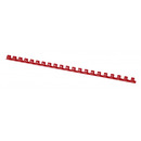 Grzbiety do bindowania OFFICE PRODUCTS, A4, 10mm (65 kartek), 100 szt., czerwone