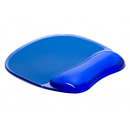 Podk�adka pod mysz Q-CONNECT, �elowa, z podparciem dla nadgarstka, niebieska