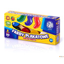 Farby plakatowe Astra 8 kolor&oacute;w - 20 ml, 83112903 /301123041