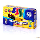 Farby plakatowe Astra 6 kolor&oacute;w - 20 ml, 301109001