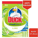 Duck - Fresh Discs, zapas elowych krków do wc, limonkowy - 2 x 6 sztuk