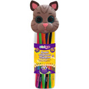 Kredki o�&oacute;wkowe tr&oacute;jk�tne KOTEK 12 kolor&oacute;w SSC294 STRIGO