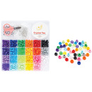 Zestaw koralik&oacute;w plast.w pude�ku z akcesoriami PJ-2142 ALIGA