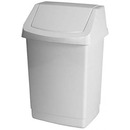 Kosz na �mieci uchylny 25l CURVER CLICK-IT bia�y 04044