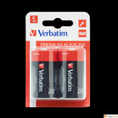 Baterie VERBATIM ALKALICZNE LR20/D 1, 5V BLISTER 2szt. 49923