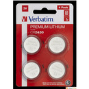 Baterie VERBATIM LITHIUM CR2430 3V BLISTER 4szt. 49534