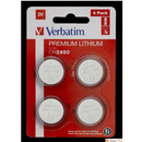Baterie VERBATIM LITHIUM CR2450 3V BLISTER 4szt. 49535