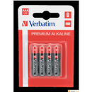 Baterie VERBATIM ALKALICZNE LR03 AAA BLISTER 4szt. 49920