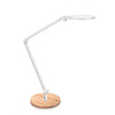 Lampka na biurko CEP CLED-0350, Giant, bia�y z el. drewna