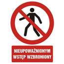 Znak TDC, Nieupowa�nionym wst�p wzbroniony