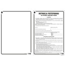 Znak TDC, Instrukcja post�powania w przypadku powstania po�aru