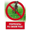 Znak TDC, Posprz�taj po swoim psie
