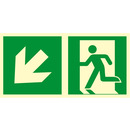 Znak TDC, Kierunek do wyj�cia ewakuacyjnego &ndash; w d&oacute;� w lewo 1